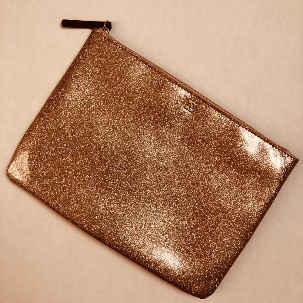 Kate Spade ♠️ Extra Large Pink Sparkly Clutch/Case (NWOT)